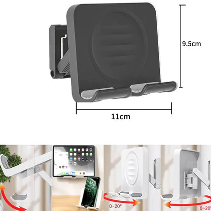 Organizador de pared de tablero perforado sin taladros – Panel de almacenamiento modular con estantes y accesorios para cocina, baño y sala de juegos