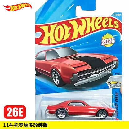 Hot Wheels 1:64 Mainline Series 2026 E Case Diecast Car – Collectible Toy Vehicle Models Featuring Simpsons, Pagani, Audi, Mazda & Dodge