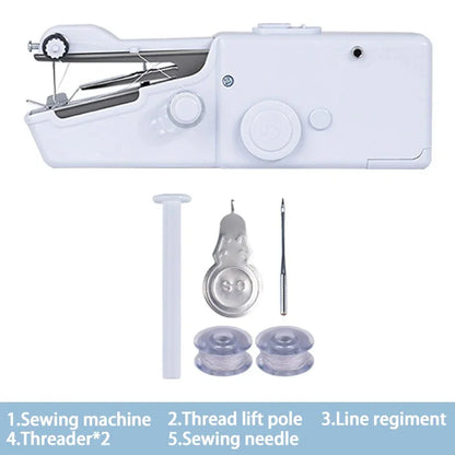 Mini Machine à Coudre Portable – Outil de Couture Rapide sans Fil pour Réparations de Vêtements et Projets de Bricolage