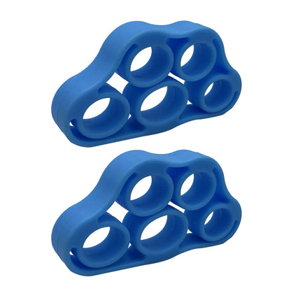 Fortalecedor de dedos de silicona – Ejercitador de manos y dedos para guitarristas, rehabilitación y fitness de manos
