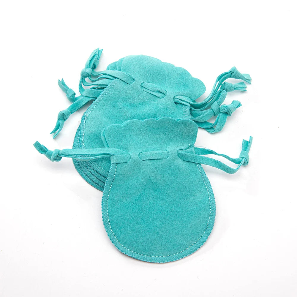 10PCS Velvet Drawstring Jewelry Pouches for Rings, Earrings, Gifts, Candy & Retail Packaging