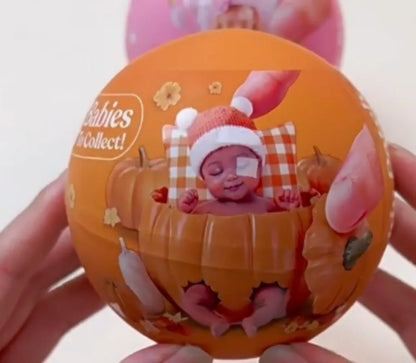 ZURU My Mini Baby Citrouille Surprise – Poupée réaliste DIY à collectionner, Cadeau mystère pour enfants et collectionneurs de poupées