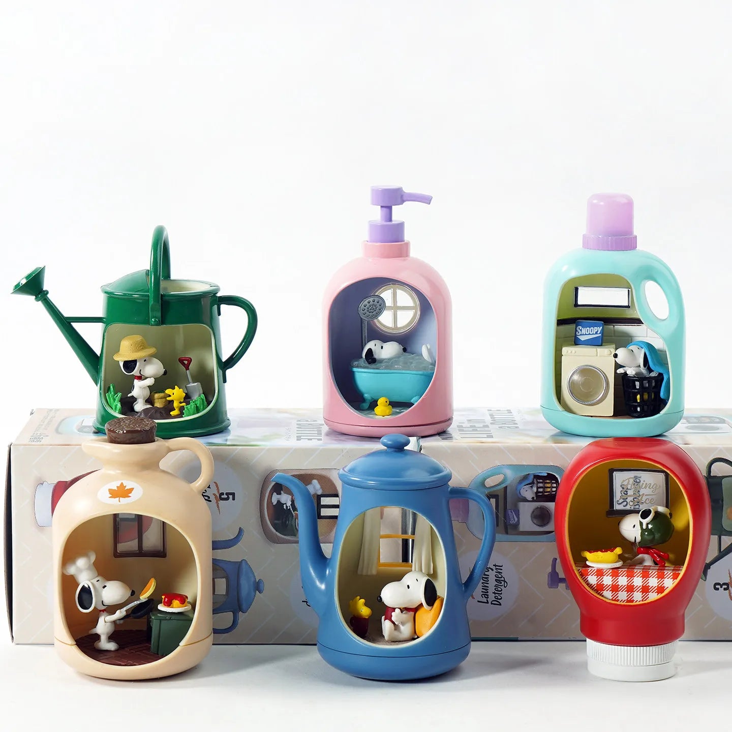 Re-Ment Snoopy Life in a Bottle Blind Box – Collectible Mystery Anime Figure Model Toy & Display Ornament