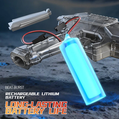 Electric Water Gun Blaster – Powerful Automatic Squirt Toy for Adults, Kids, Beach & Summer Outdoor Fun