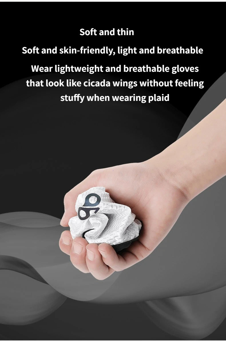 Guantes de Ciclismo Transpirables de Medio Dedo de Verano – Guantes Ultraligeros para Bicicleta de Carretera con Almohadillas Antideslizantes de Silicona para Ciclismo, MTB y Deportes al Aire Libre