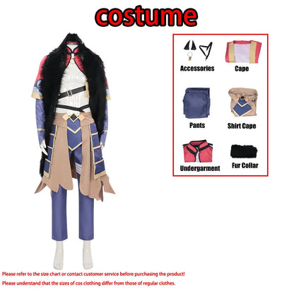 Cosmic Princess Kaguya Inspired Cosplay Costume – Komazawa Rai Mikado Akira Uniform Set with Wig for Men Halloween, Carnival & Roleplay Party