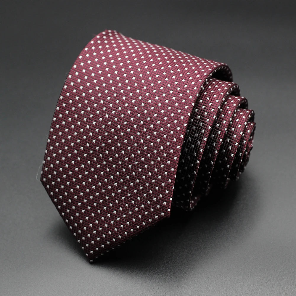 Corbata Floral de Puntos para Hombre – Corbata Casual de Moda Azul Roja Amarilla para Negocios, Bodas y Ocasiones Formales | Accesorio de Regalo
