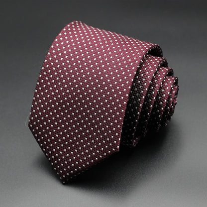 Corbata Floral de Puntos para Hombre – Corbata Casual de Moda Azul Roja Amarilla para Negocios, Bodas y Ocasiones Formales | Accesorio de Regalo