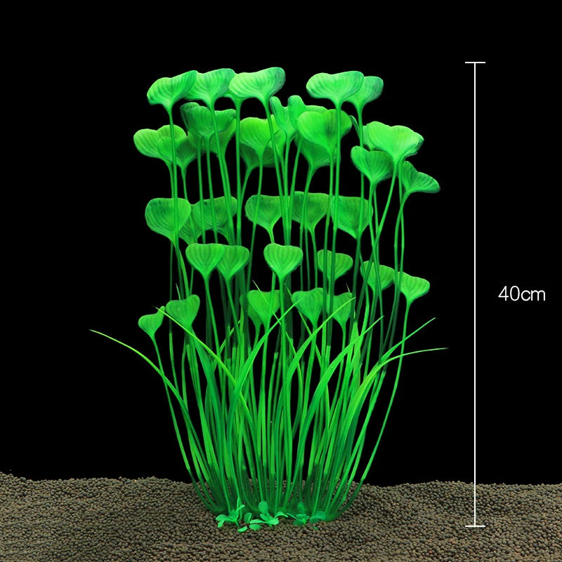 Artificial Aquarium Plants – Plastic Aquatic Underwater Plants for Fish Tank Decoration, Aquascaping & Aquarium Accessories