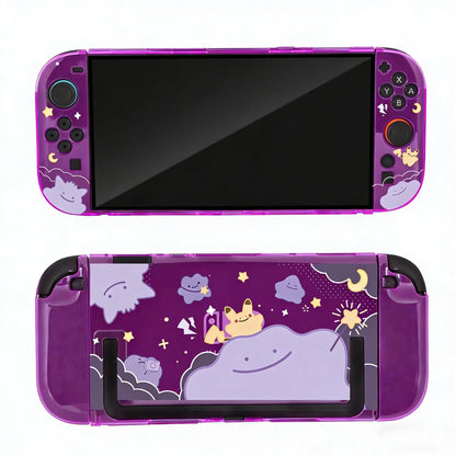 Pokémon Nintendo Switch 2 Protective Case – Split Ditto & Pikachu Anti-Scratch Cover for NS2 Console & Gaming Accessories