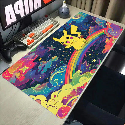 Pokémon XXL Gaming Mouse Pad – 900×400 Extended Anime Desk Mat (Pikachu Cartoon Playmat)
