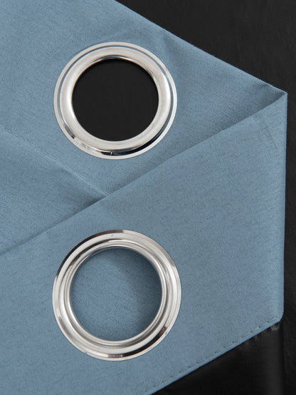 100% Blackout Grommet Curtain Panel – Total Privacy Window Drapes for Bedroom & Living Room