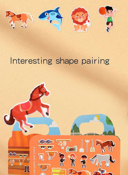 Libro de pegatinas DIY para niños – Libro de actividades de pegatinas de escenas de burbujas reutilizables, juguete portátil y silencioso, manualidades creativas de aprendizaje de pegatinas de gelatina para niños