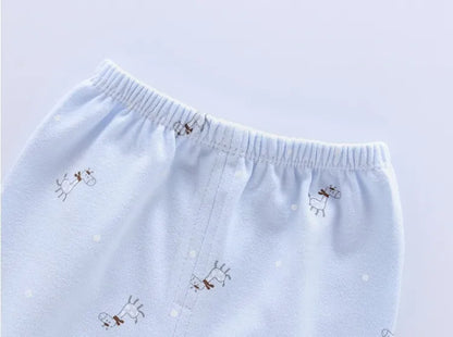 Conjunto de ropa de bebé de 7 piezas para recién nacido – Bonito conjunto de camiseta, pantalones y gorro de algodón con estampado de dibujos animados para bebés y niñas