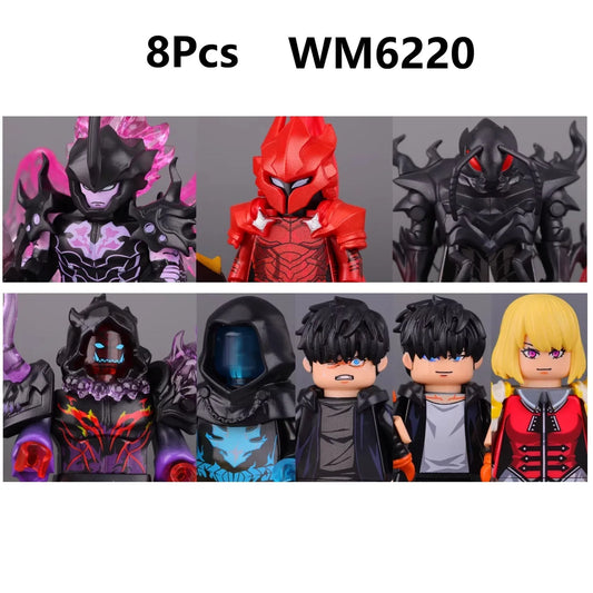 JoJo's Bizarre Adventure Building Blocks – JJBA Mini Action Figure Toy Set, DIY Construction Blocks & Collectible Display Figures