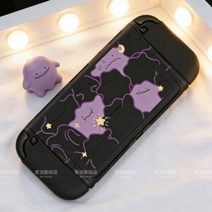 Pokémon Nintendo Switch 2 Protective Case – Split Ditto & Pikachu Anti-Scratch Cover for NS2 Console & Gaming Accessories