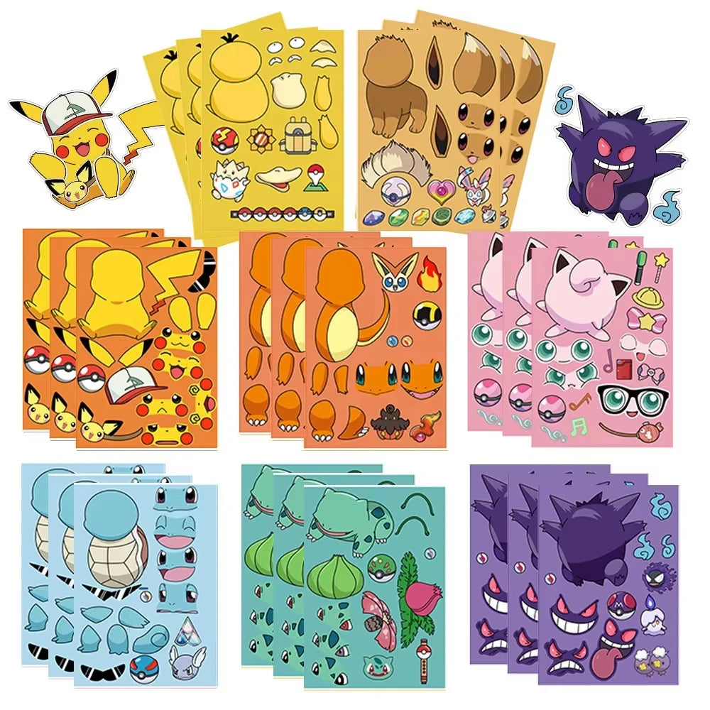 Pokémon Birthday Party Decorations Set – Balloons, Keychains, Napkins, Stickers, Tableware, Plates & Tablecloth Party Supplies & Favors