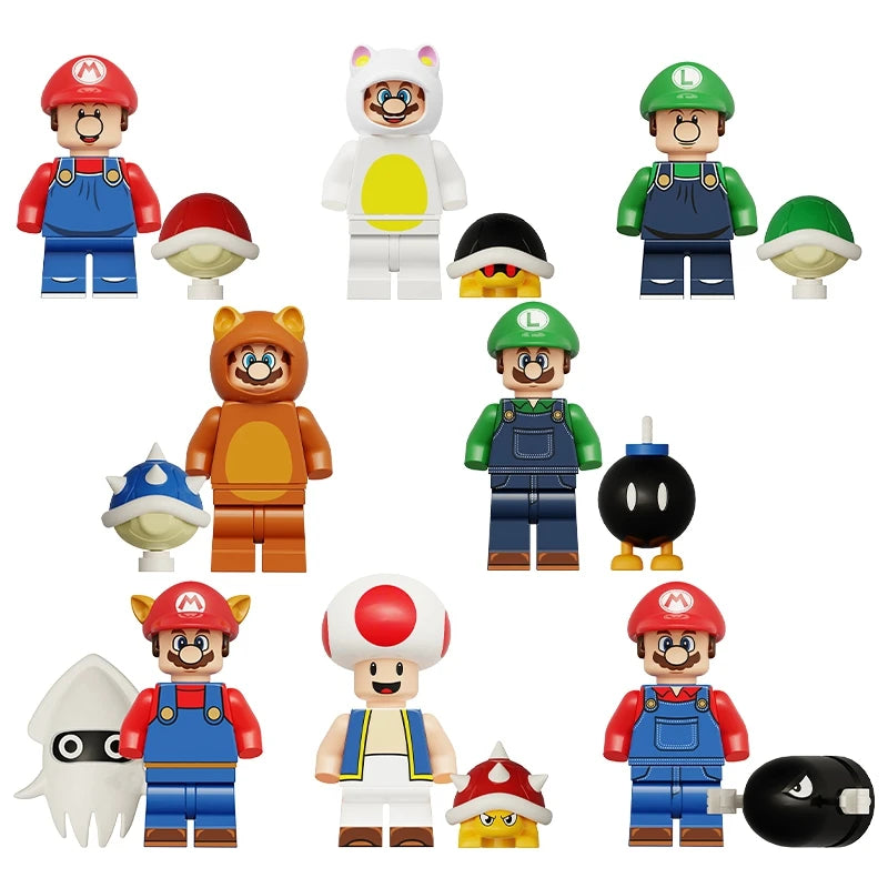 Mini-figurines d'anime en briques de construction – Jouets et figurines à collectionner pour enfants
