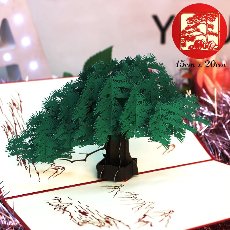 3D Pop-Up Greeting Card – Happy Birthday, Mother’s Day, Father’s Day, Love Mom Dad, Rose Flower, Easter & Thank You Gift