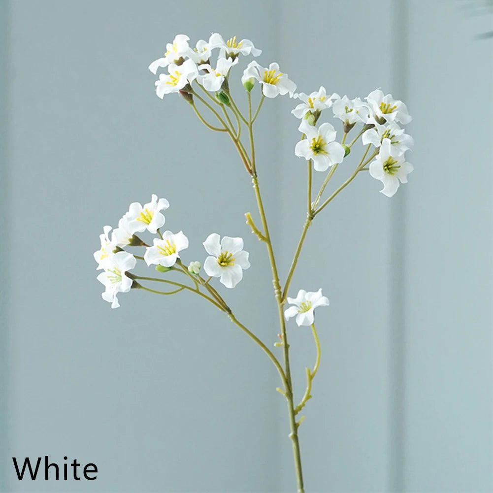 3 Forks Artificial Cornflower Bouquet – Silk Faux Flowers for Home Décor, Wedding Arrangements, Party Decoration & DIY Floral Projects