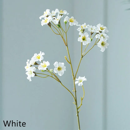 3 Forks Artificial Cornflower Bouquet – Silk Faux Flowers for Home Décor, Wedding Arrangements, Party Decoration & DIY Floral Projects
