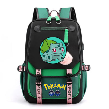 Sac à dos pour enfants grande capacité inspiré des animes | Cartable pour garçons et filles avec compartiment pour ordinateur portable