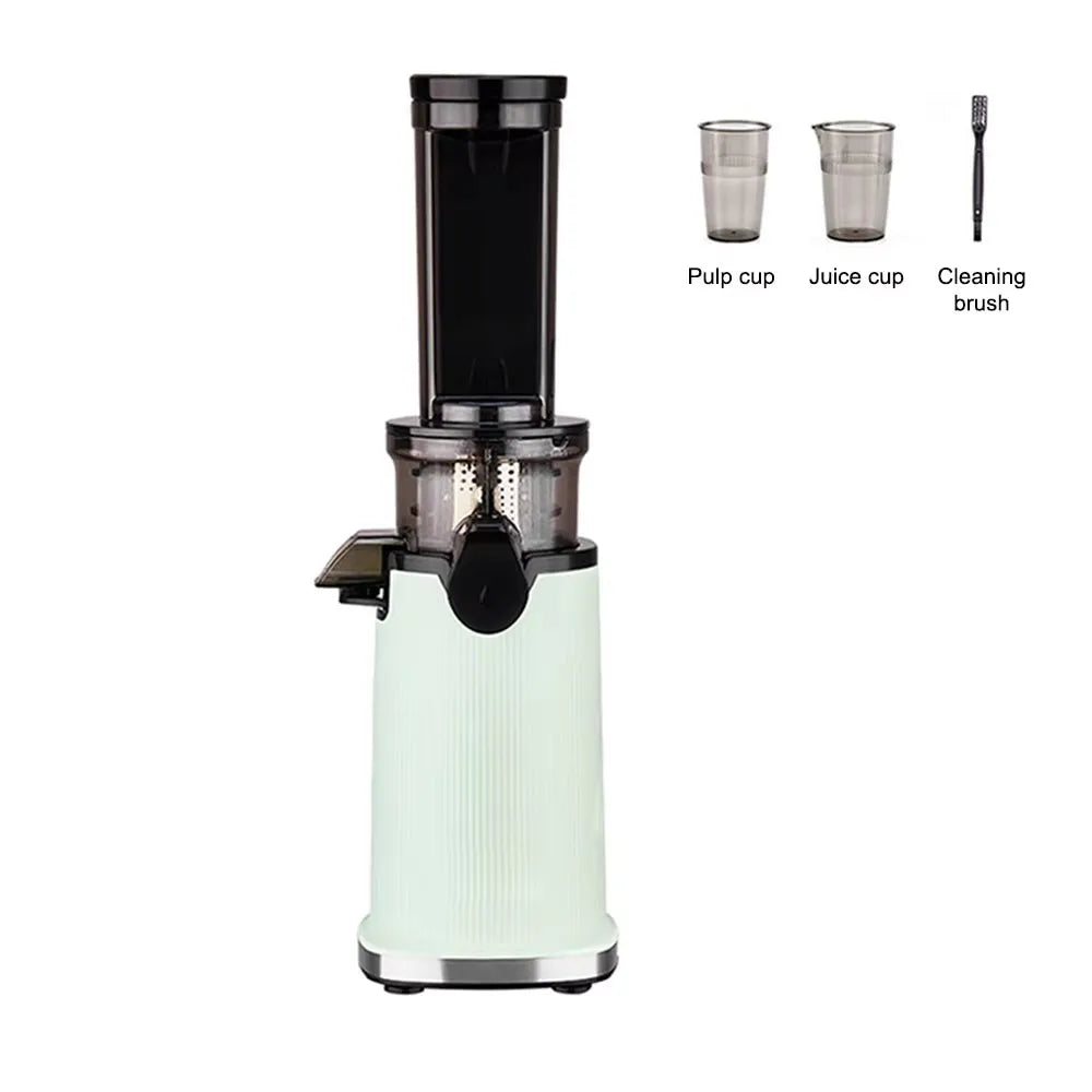 Slow Masticating Juicer – Cold Press Fruit Juice Extractor with 31mm Feed Chute, High-Yield Juicing & Orange Separator