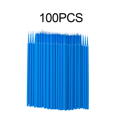 100 Unidades de Aplicadores Desechables para Retoques de Pintura – Microcepillos de Precisión para Reparación de Pintura Automotriz, Detallado, Limpieza y Manualidades