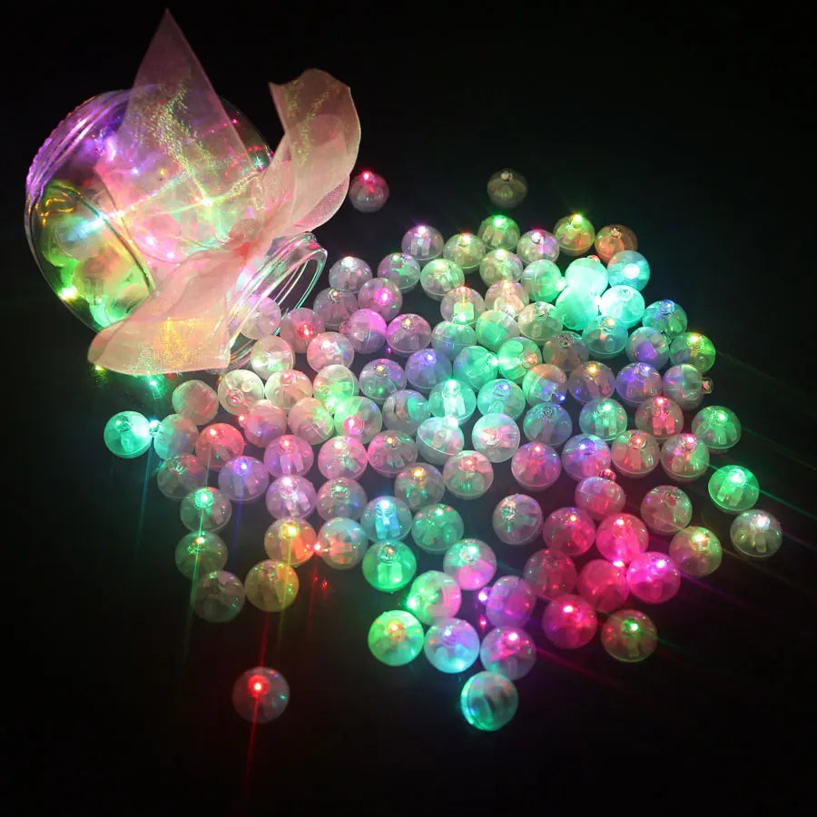 Mini luces LED para globos – Pequeñas luces redondas para globos, bodas, Navidad y decoraciones para fiestas