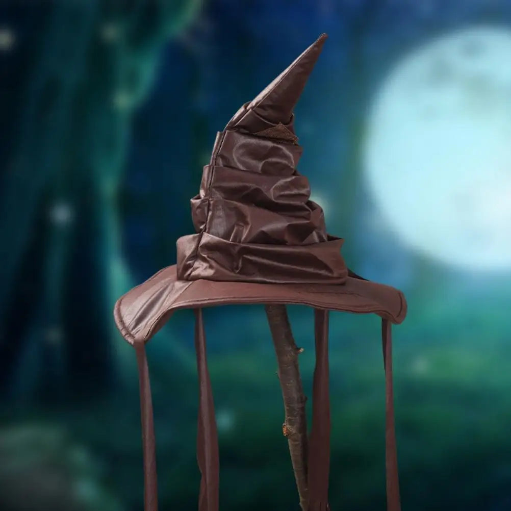 Halloween Wizard & Witch Hat Cosplay Costume – Party Supplies & Decorations for Halloween Dress-Up Events