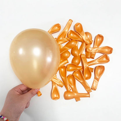 Retro Latex Balloons – 5/10/12/18 Inch White, Sand, Pink, Coffee & Sage Green Balloons for Birthday, Baby Shower & Wedding Decor