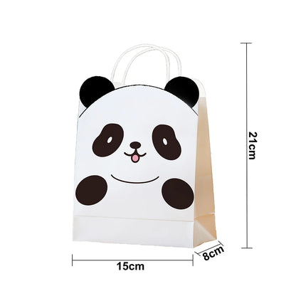 Bolsas de regalo de papel kraft de 5/10/25/50 piezas con asas – Bolsas de regalo y dulces de 10 colores para cumpleaños, bodas, baby showers y empaques de regalo