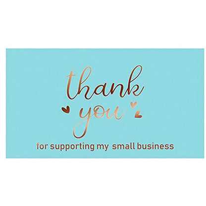 10–50PCS Thank You for Your Order Cards – Small Business Customer Appreciation Greeting Cards for Shopping & Purchase Orders