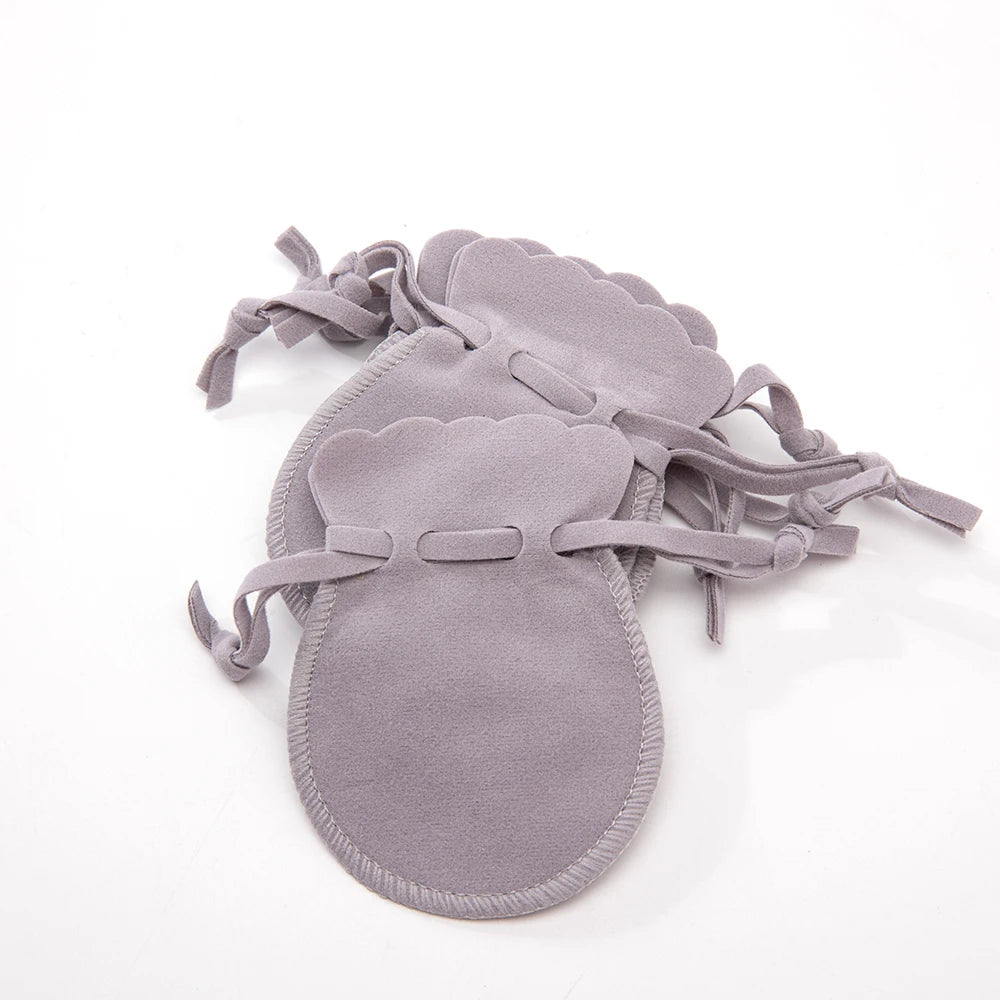 10PCS Velvet Drawstring Jewelry Pouches for Rings, Earrings, Gifts, Candy & Retail Packaging