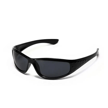 Y2K Silver Hollow-Out Sunglasses – Futuristic Metallic Fashion Eyewear for Women & Men, Trendy Tech-Inspired Shades