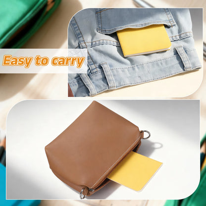 4/6 uds. Cuadernos A6 Kraft de Bolsillo – Mini Diarios Rayados para la Escuela y la Oficina
