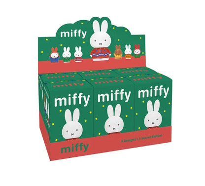 Caja Ciega Original de la Serie Miffy Estilo Antiguo – Minifiguras Lindas de Grano, Adornos Colgantes de Personajes de Anime, Juguetes y Regalos Coleccionables para Festivales