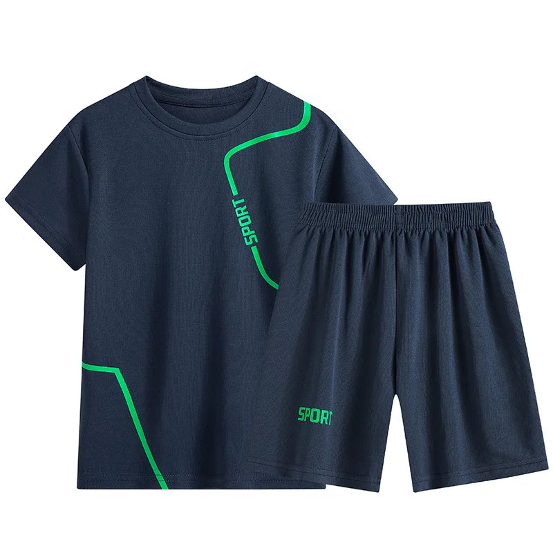 Maillot et short de football pour enfants Ensemble d'entraînement 2 pièces pour garçons