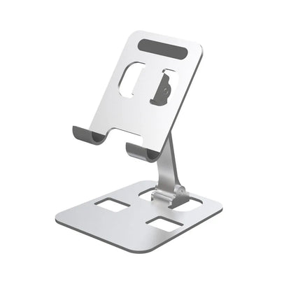 Support pliable universel en alliage d'aluminium pour téléphone et tablette – Support de bureau réglable pour appareils mobiles, accessoires de bureau et aménagement de bureau