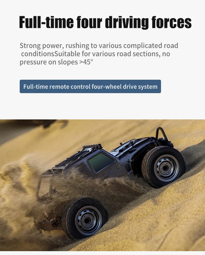 ZWN 1:16 4WD RC Monster Truck 50KM/H y 70KM/H Coche de Derrape de Alta Velocidad con Luces LED y Control Remoto 2.4GHz