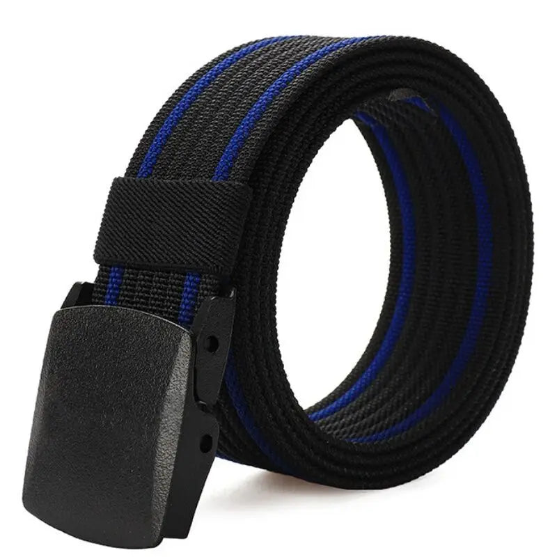 1.5-Inch Tactical Nylon Belt for Men Adjustable Metal-Free Lightweight EDC Belt