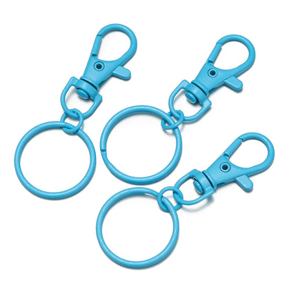 5–10 Piece Multicolor Keyring Lobster Clasp Hooks with Adjustable Buckles – DIY Keychain, Bag Charm, Doll & Jewelry Making Accessories