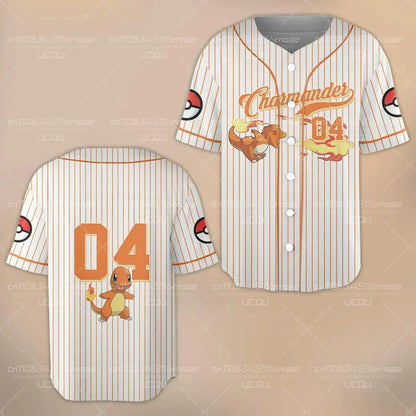Veste de Baseball Unisexe Imprimée en 3D Style Anime Été 2026 | Mignonne Décontractée Respirante Streetwear
