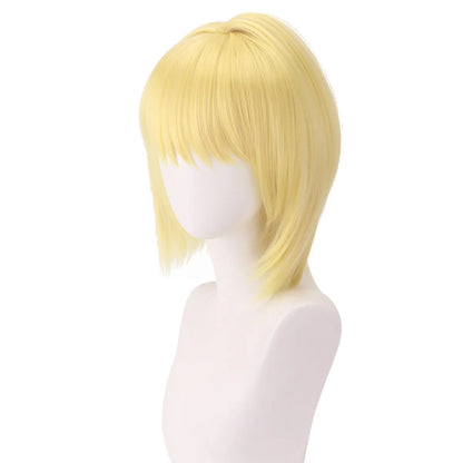 Synthetic Cosplay Wig – Gold Rooted Fiber (Ku-ra Inspired Anime Roleplay Hairpiece, Party Costume Wig)