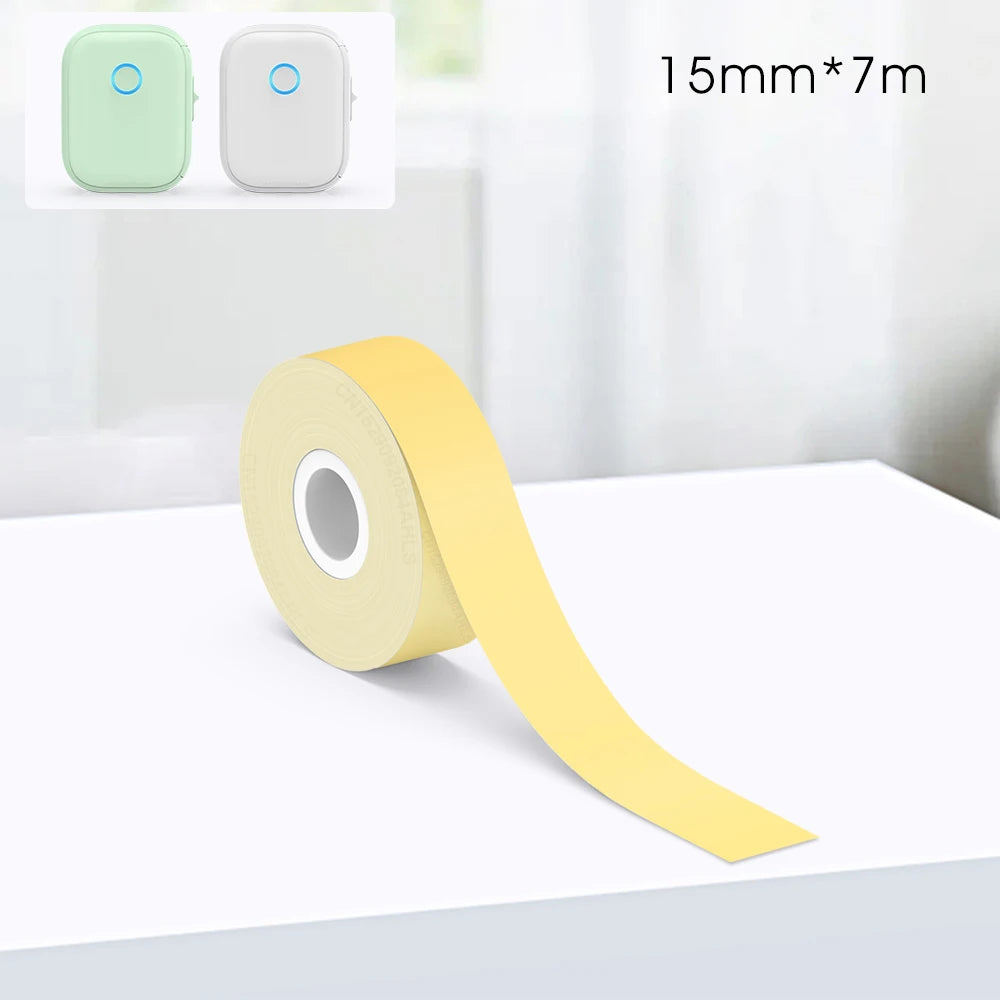 Mini impresora térmica Marklife P12 – Máquina etiquetadora portátil, impresora de pegatinas adhesivas con cinta de etiquetas continua, dispositivo de etiquetado de bolsillo Bluetooth para el hogar, la oficina y la organización