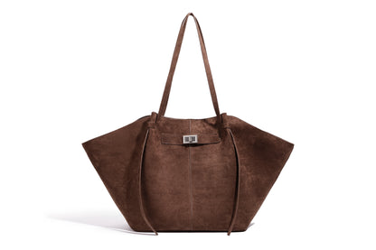 Large Capacity Bat-Shaped Women's Handbag Trendy Shoulder Crossbody Bag High Street Style