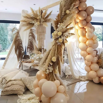 Retro Latex Balloons – 5/10/12/18 Inch White, Sand, Pink, Coffee & Sage Green Balloons for Birthday, Baby Shower & Wedding Decor