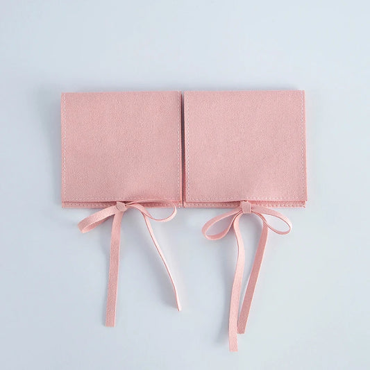 5 Bolsas de Terciopelo de Microfibra para Joyas – Suaves Estuches para Pendientes, Collares, Recuerdos de Boda, Navidad, Caramelos y Empaque de Regalos