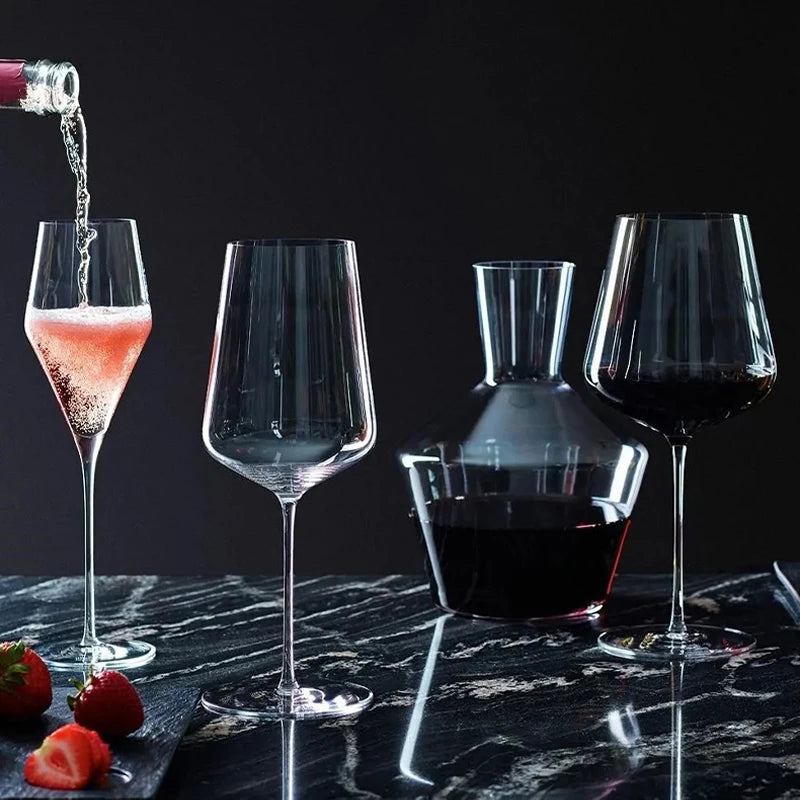 JINYOUJIA 765ml Ultra Thin Crystal Bordeaux Red Wine Glass, 0.4mm Handmade Wine Goblet, Elegant Zalto Style Wine Drinking Cup