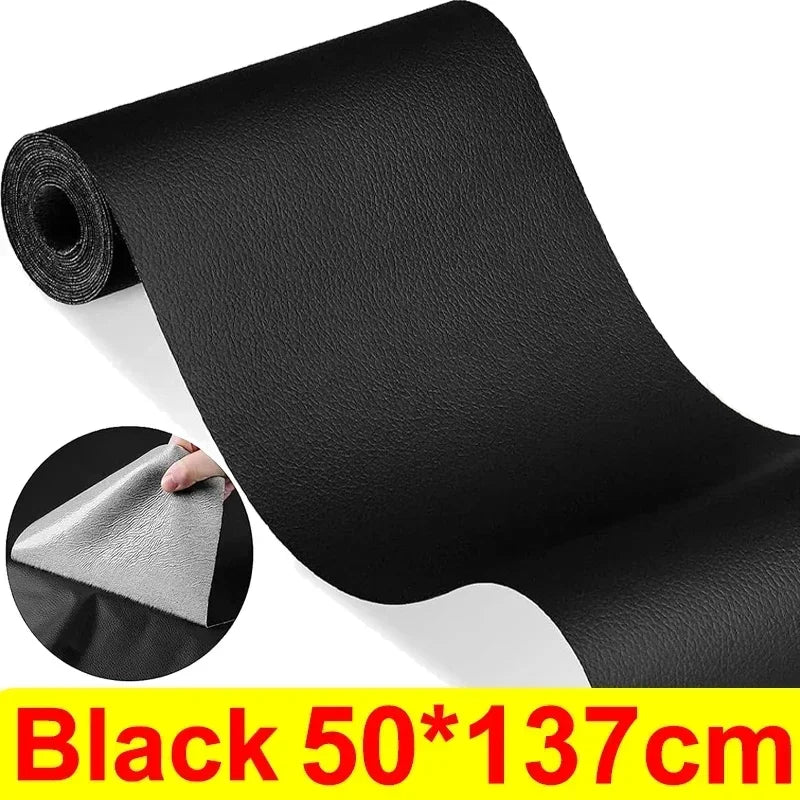 Parche de Cinta Autoadhesiva de Cuero para Reparación de Sofás, Sillones, Asientos de Coche y Muebles